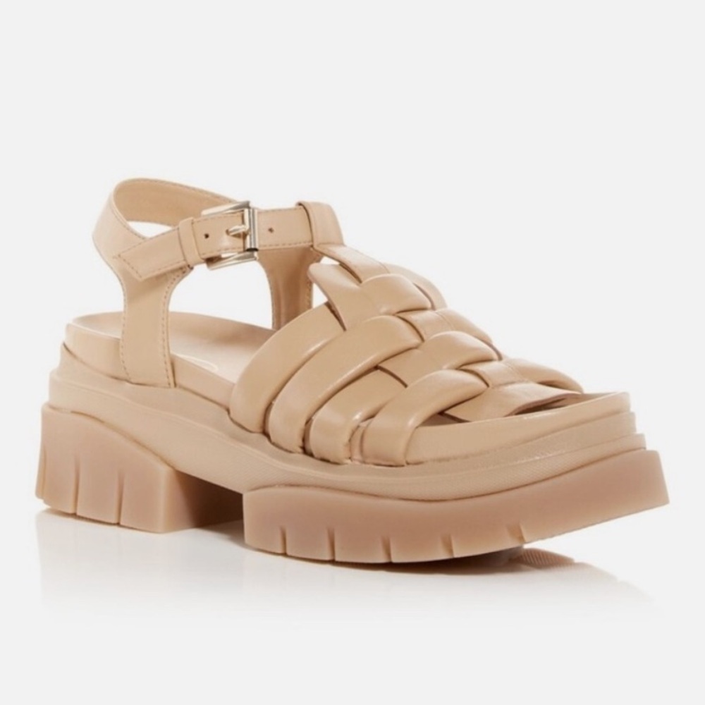 ⛱️🔥ASH - Tan Sirena Block Heel Fisherman Sandals - EU40
